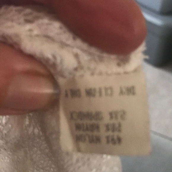 Vintage 90’s lace  white top - Picture 3 of 3